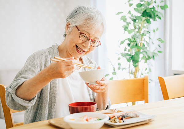 「噛み心地・味覚・食べる喜び」イメージ