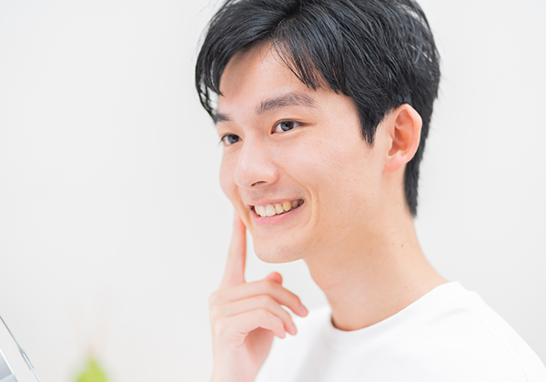 「噛む力・若々しく健康的な口元」イメージ