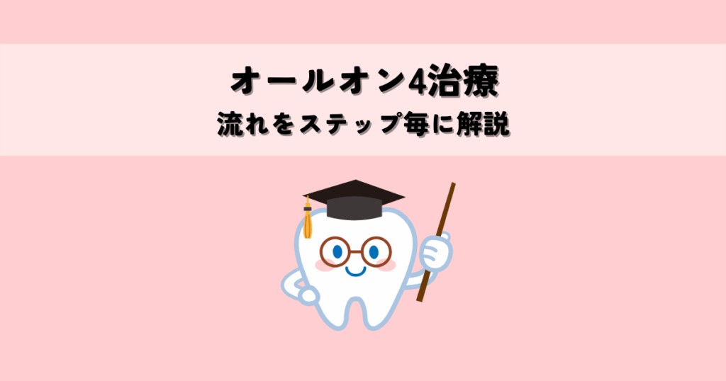 オールオン4治療の流れをステップ毎に解説
